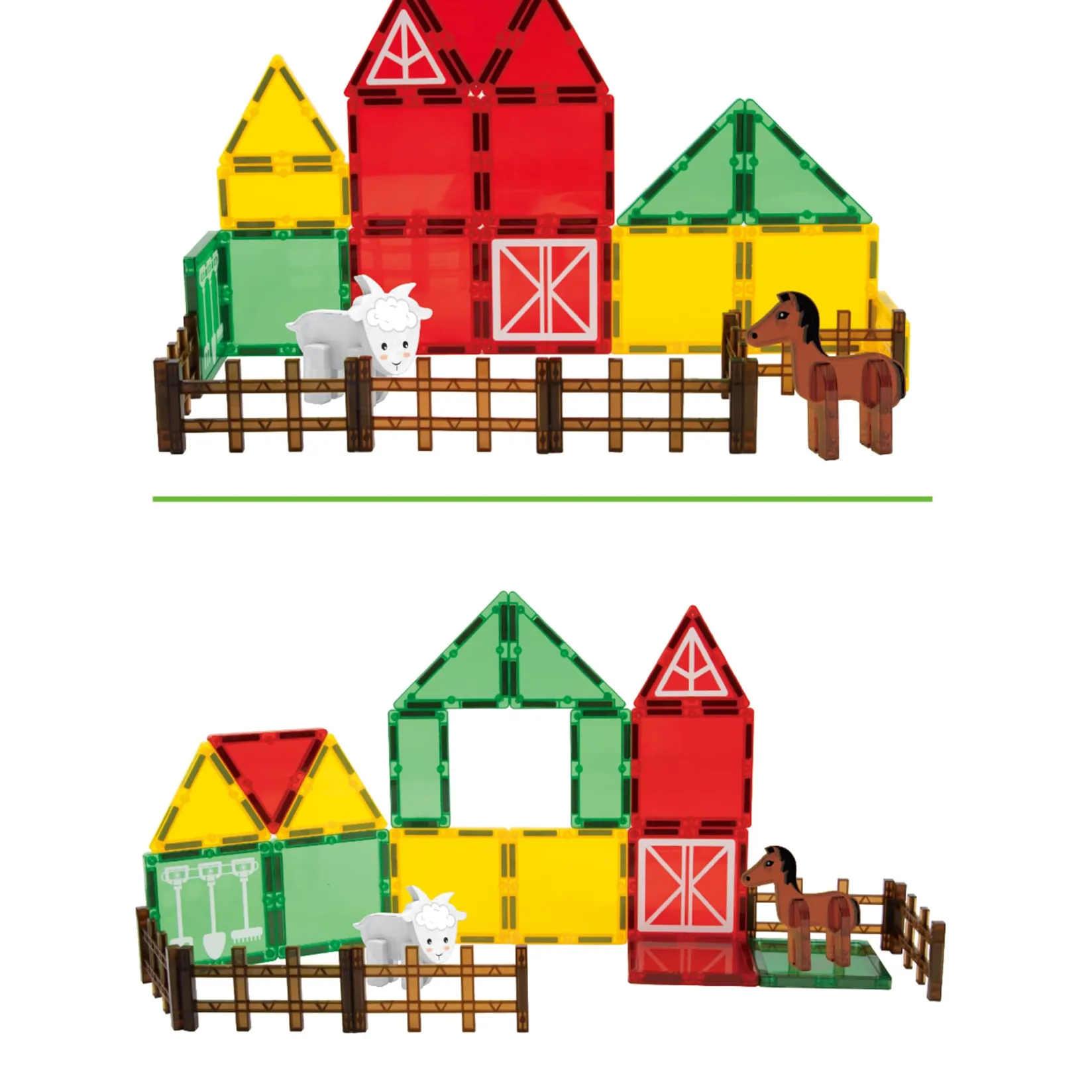 Assembly & Construction>Bebe Confort Magnetic Tiles Farm