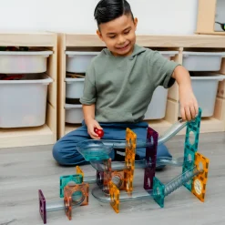 Sale Magnetic Tiles Rainbow Set Kids Assembly & Construction