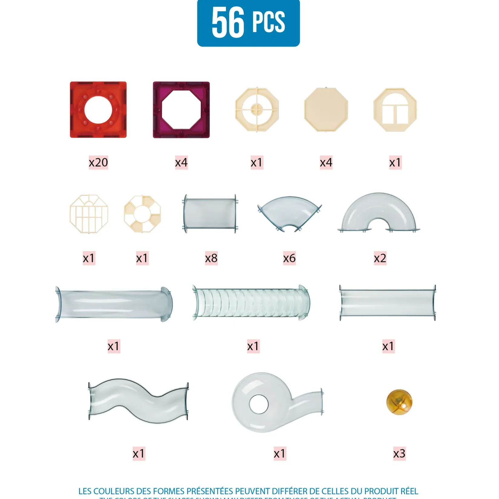 Sale Magnetic Tiles Rainbow Set Kids Assembly & Construction