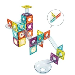 Sale Magnetic Tiles Rainbow Set Kids Assembly & Construction