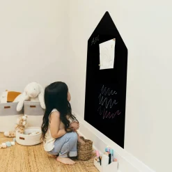 Wall Decals|Wall Decorations>Milly Stone Magnetic Wall House - Black