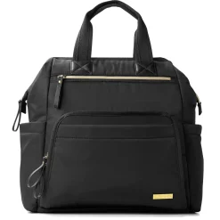 Diaper Bags|Diaper Bags>Skip Hop Mainframe Wide Open Diaper Backpack - Black