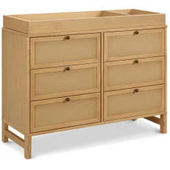 Outlet Margot 6-Drawer Dresser - Honey Storage Furniture
