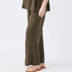 Jeans & Pants>Ripe Marlow Shirred Pants Olive