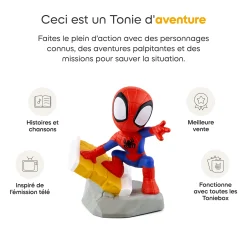 MARVEL Spidey and His Amazing Friends - Spidey Tonie Figurine (French) Kids Motorized & Electronic