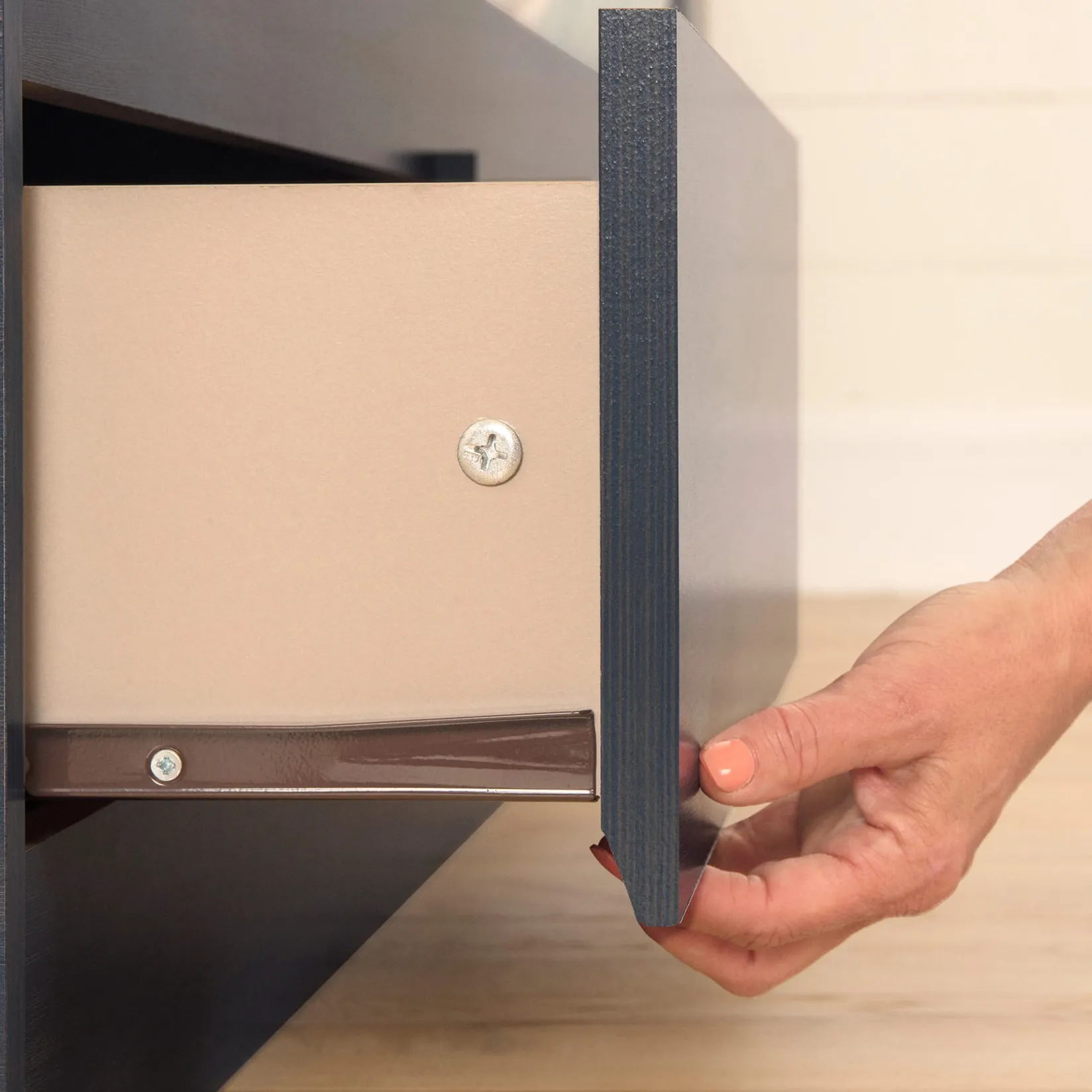 Twin, Full & Queen Beds>South Shore Mates Bed with 3 Drawers - Aviron Blueberry