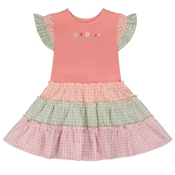 Dresses & Rompers>Deux par Deux Meadow Dress 3-6 Pink