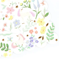 Party Supplies>Meri Meri Meadow Unicorns Small Napkins(16)
