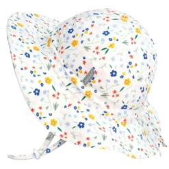 Hats And Caps>Jan n Jul Meadow Uv Coton Hat 0-24m