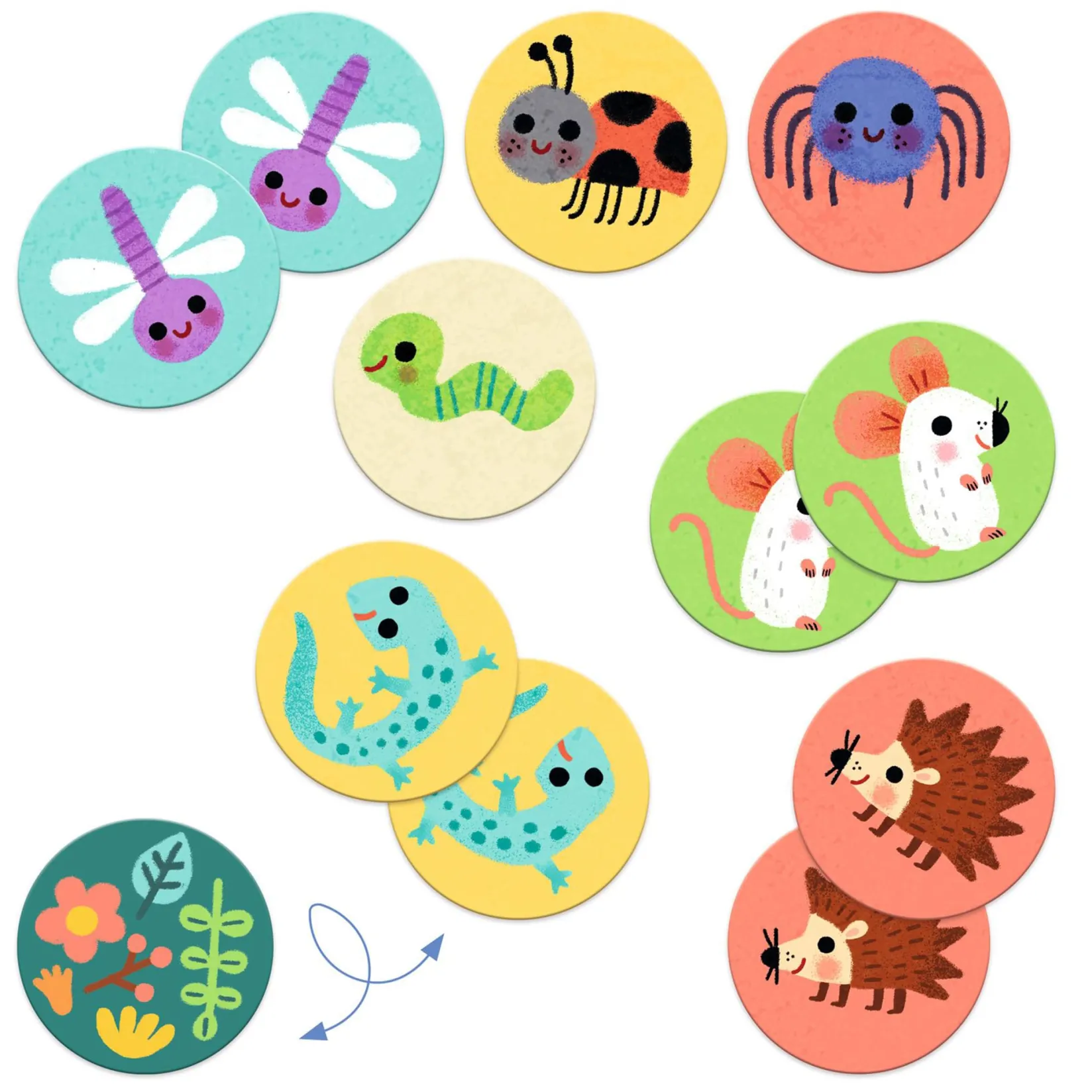 Hot Memo Game / Small animals Kids Board Games