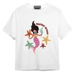 Tops>Headster Kids Mermaid T-shirt 2-12y Ivory