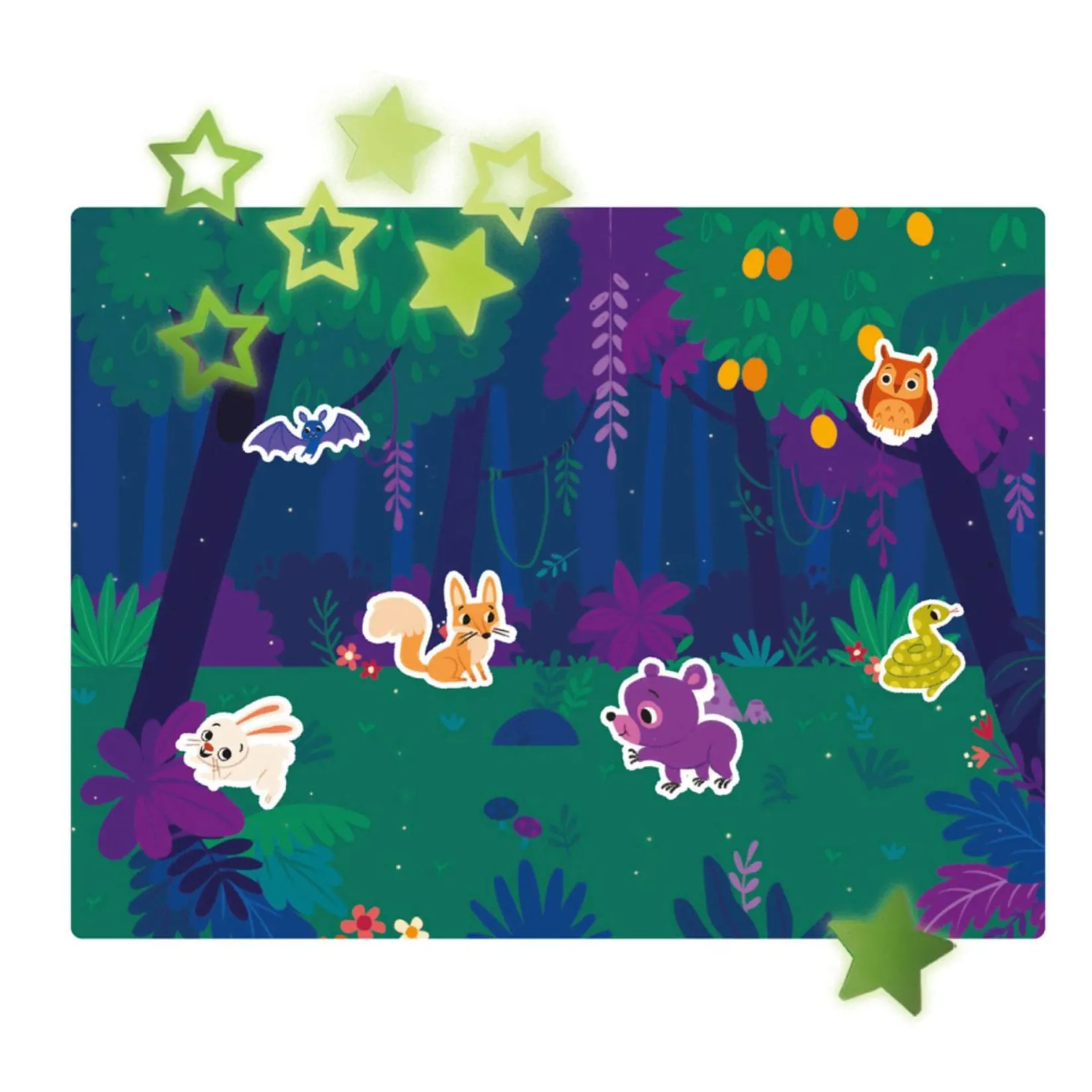 Diy & Activities>Auzou Mes 200 Autocollants Phosphorescents