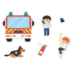 Sale Mes 500 Autocollants Police et Pompiers Kids Diy & Activities