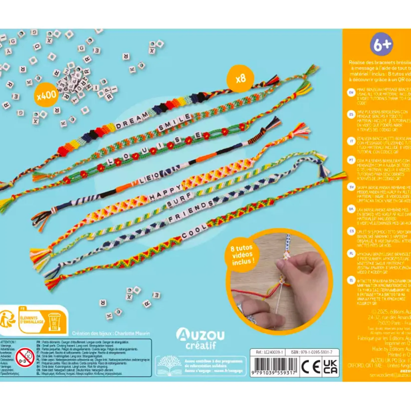 Outlet Mes Bracelets Brésiliens à Messages Kids Diy & Activities