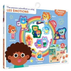 Mes premiers autocollants en relief - Les Émotions Kids Diy & Activities
