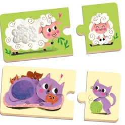 Best Mes Premiers Puzzles - Duo Animaux Kids Puzzles