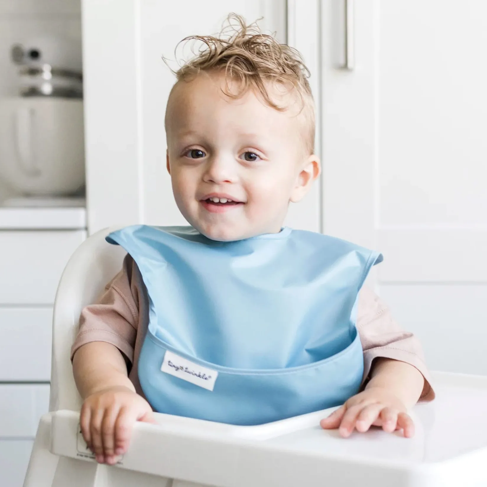 Breastfeeding|Bibs>Tiny Twinkle Mess-proof Easy Bib 3-pack - Slate/Gray/Olive