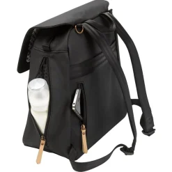 Hot Meta Diapers Backpack - Black Matte Canvas Diaper Bags|Diaper Bags