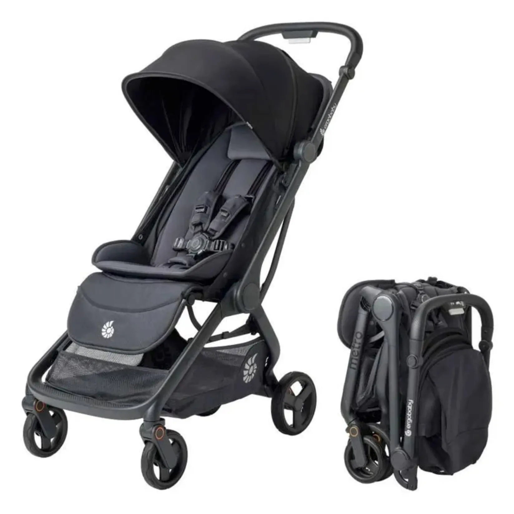 Strollers|Strollers & Trailers>Ergobaby Metro 3 Stroller - Onyx Black
