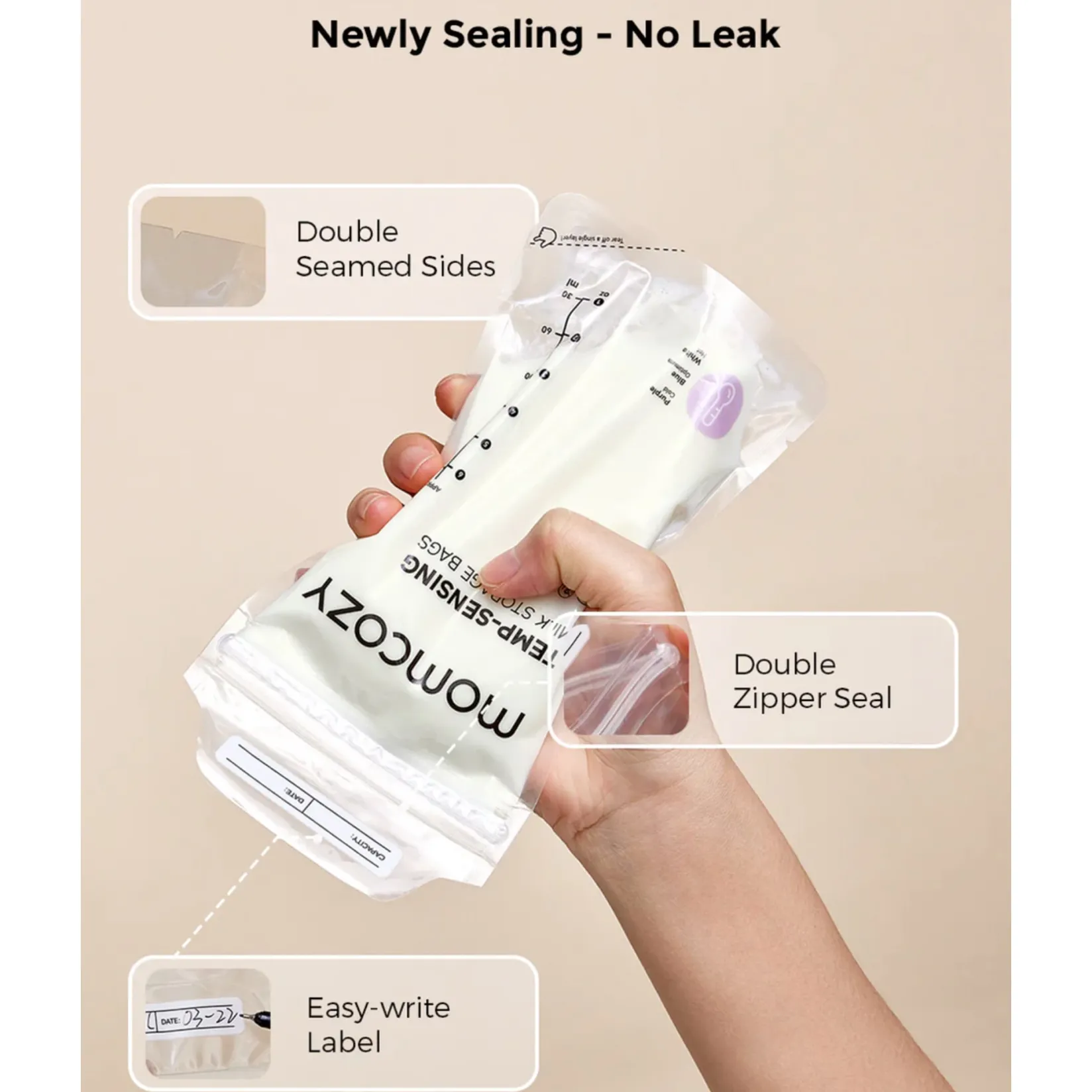 Breastfeeding>Momcozy Milk Shortage Bags (120)