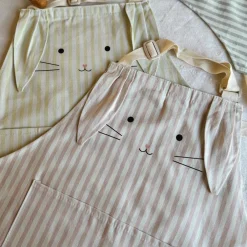 Breastfeeding|Bibs>Micasso Mini Chef Apron - Bunny Guimauve