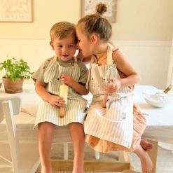 Breastfeeding|Bibs>Micasso Mini Chef Bunny Apron - Sage