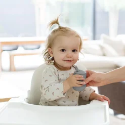 Best Mini Cup + Straw Training System - Pewter Grey Kids Cups & Tumblers|Cups & Tumblers