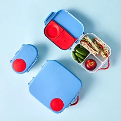 Clearance Mini Lunch Box - Blaze Blue Kids Tableware|Plates & Placemats