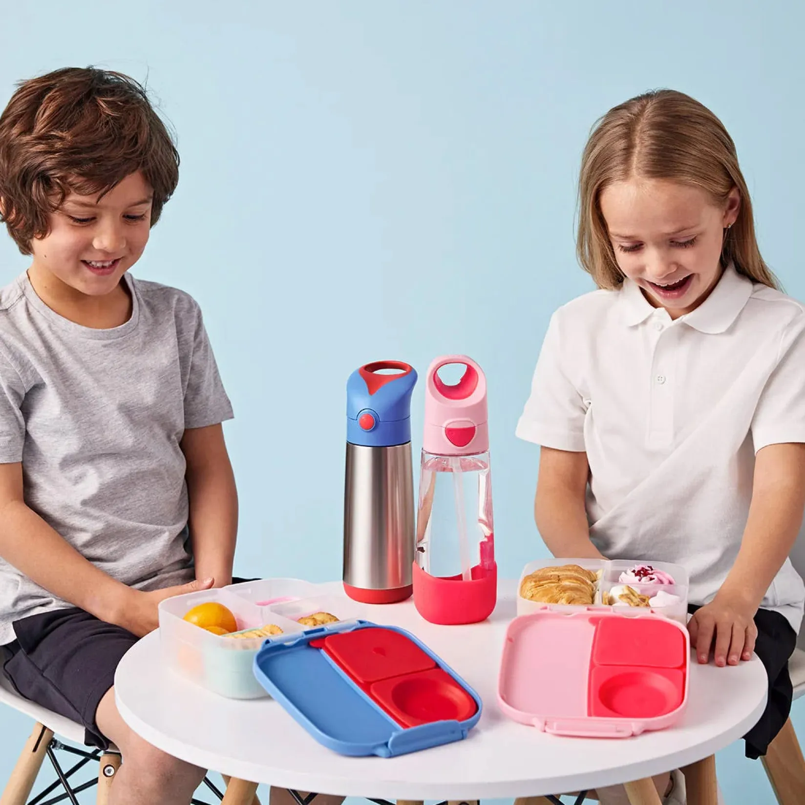 Clearance Mini Lunch Box - Blaze Blue Kids Tableware|Plates & Placemats