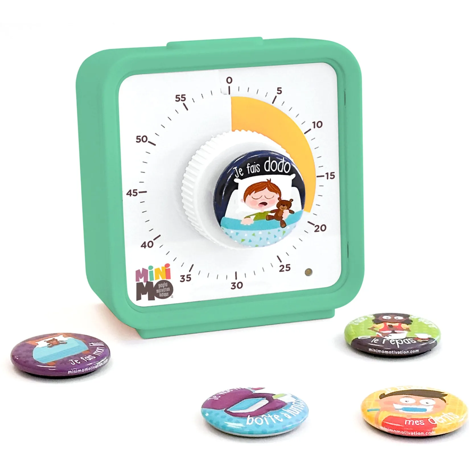 Clocks & Timers|Clocks & Alarm Clocks>Minimo Mini Magnetic Visual Timer