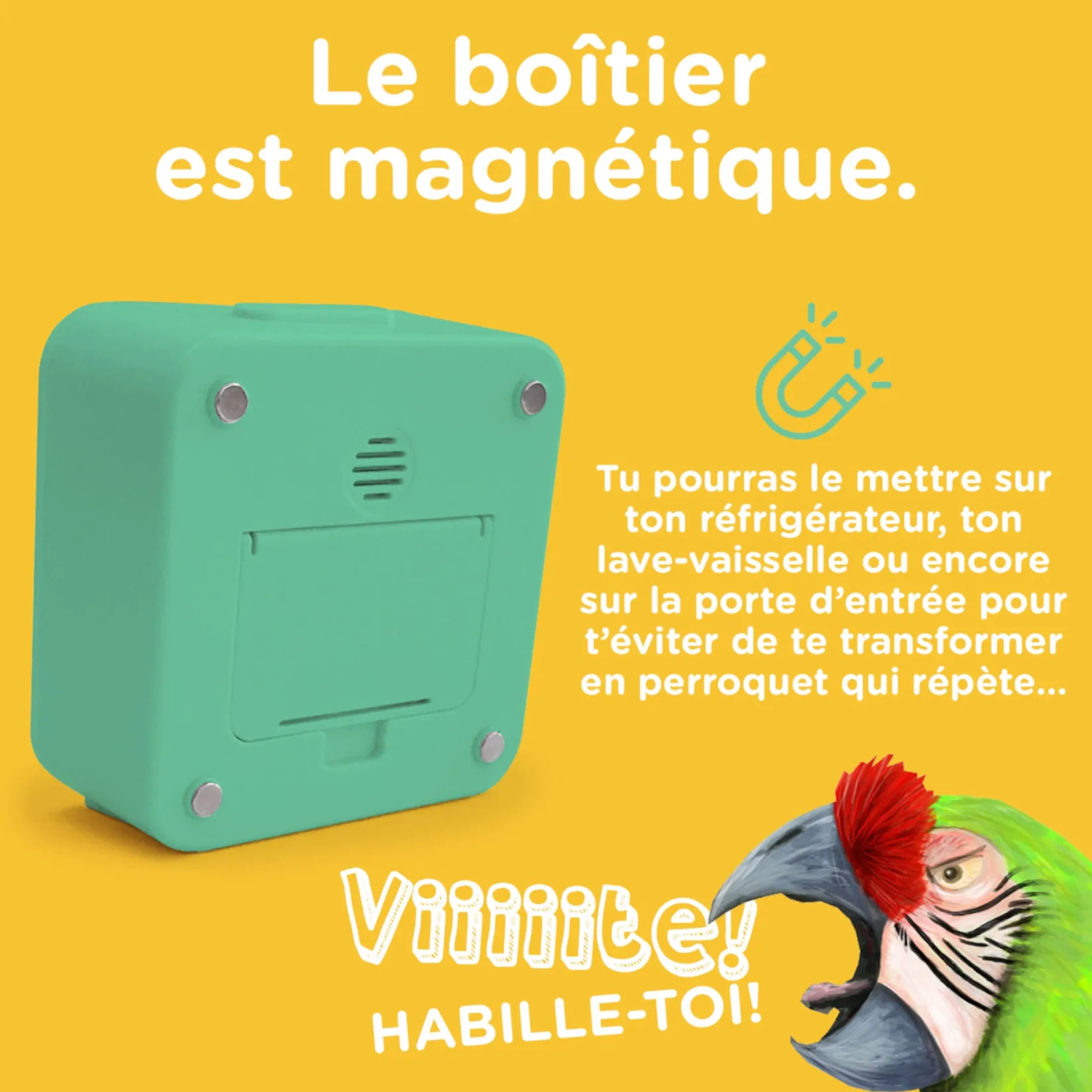 Clocks & Timers|Clocks & Alarm Clocks>Minimo Mini Magnetic Visual Timer