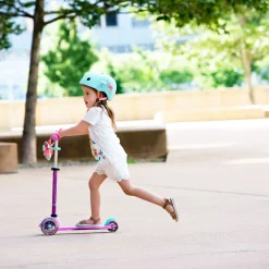 Best Mini Deluxe LED Scooter - Lavender Kids Summer Activities|Bikes And Accessories