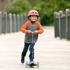 Online Mini Deluxe LED Scooter - Navy Kids Summer Activities|Bikes And Accessories