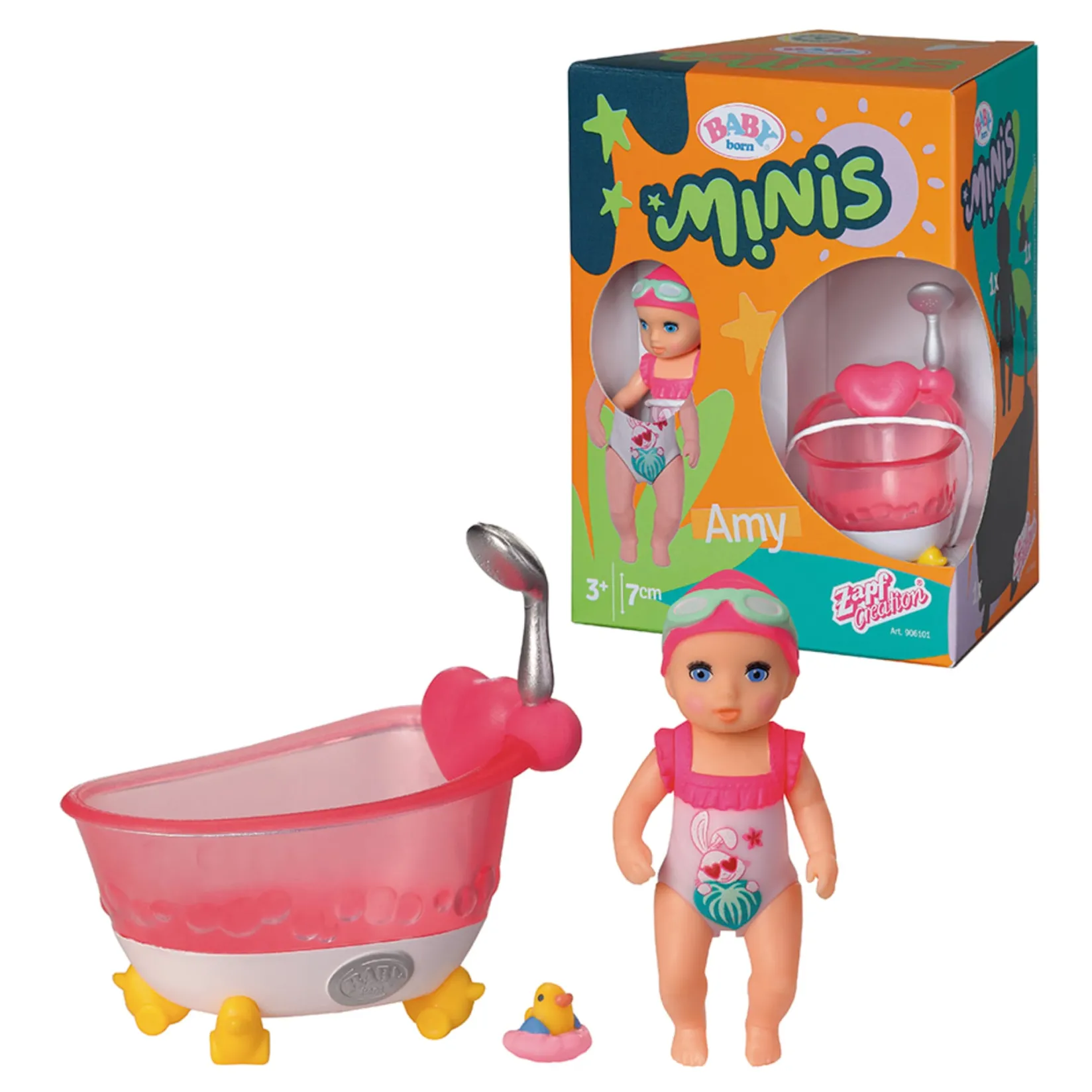 Minis Doll Bathtub playset Dolls