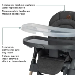 New Minla 6-in-1 High Chair - Beyond Graphite High Chairs & Booster Seats|High Chairs & Booster Seats