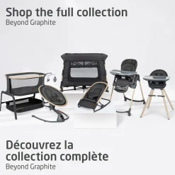 New Minla 6-in-1 High Chair - Beyond Graphite High Chairs & Booster Seats|High Chairs & Booster Seats