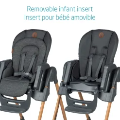 Best Minla 6-in-1 High Chair - Classic Graphite High Chairs & Booster Seats|High Chairs & Booster Seats