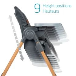 Best Minla 6-in-1 High Chair - Classic Graphite High Chairs & Booster Seats|High Chairs & Booster Seats