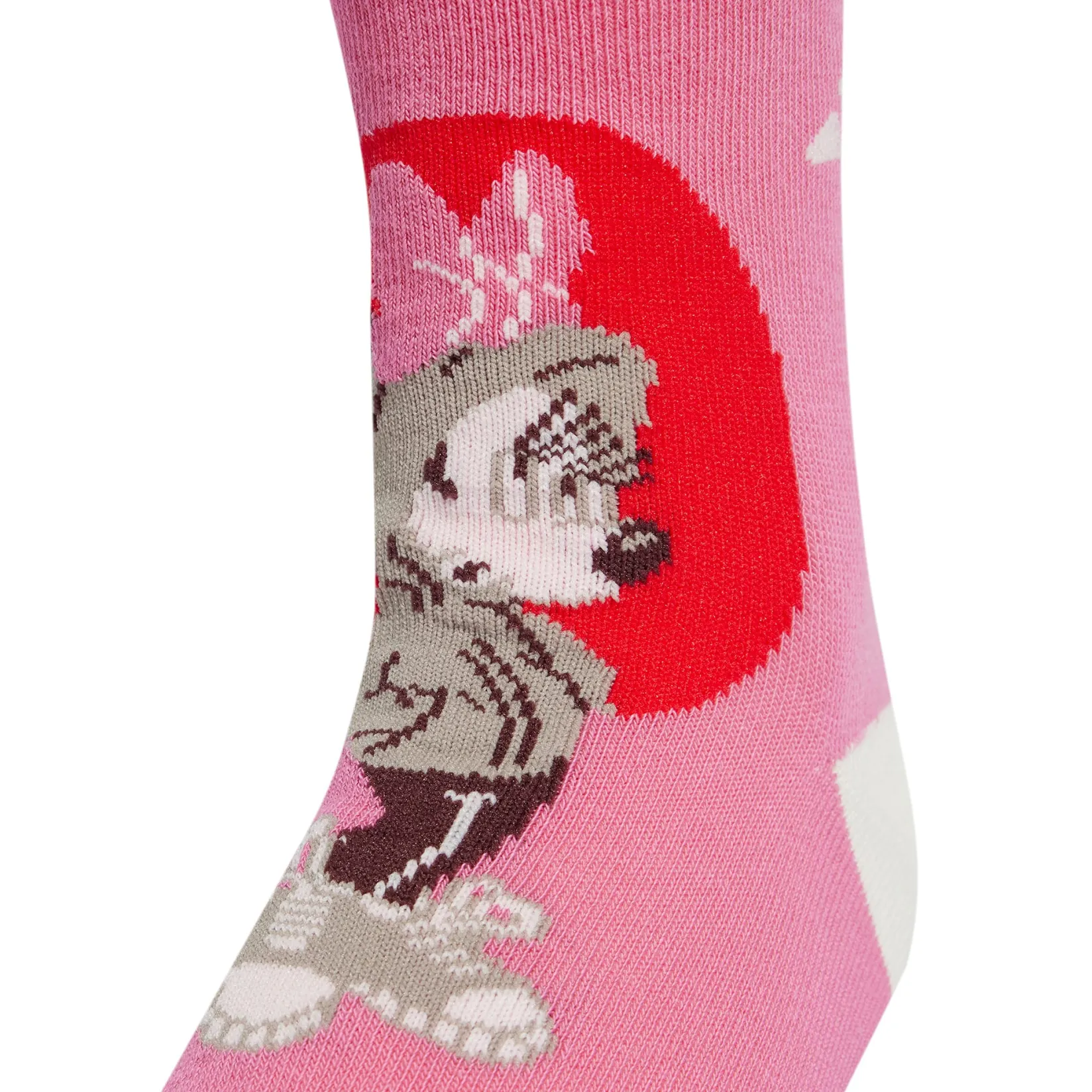 Socks|Underwear & Socks>Adidas Minnie 3-Pack Socks Sizes 10-13 Ivory