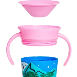 Online Miracle® 360° WildLove Trainer Cup 2-Pack Kids Tableware|Plates & Placemats