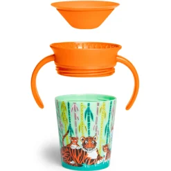 Online Miracle® 360° WildLove Trainer Cup 2-Pack Kids Tableware|Plates & Placemats