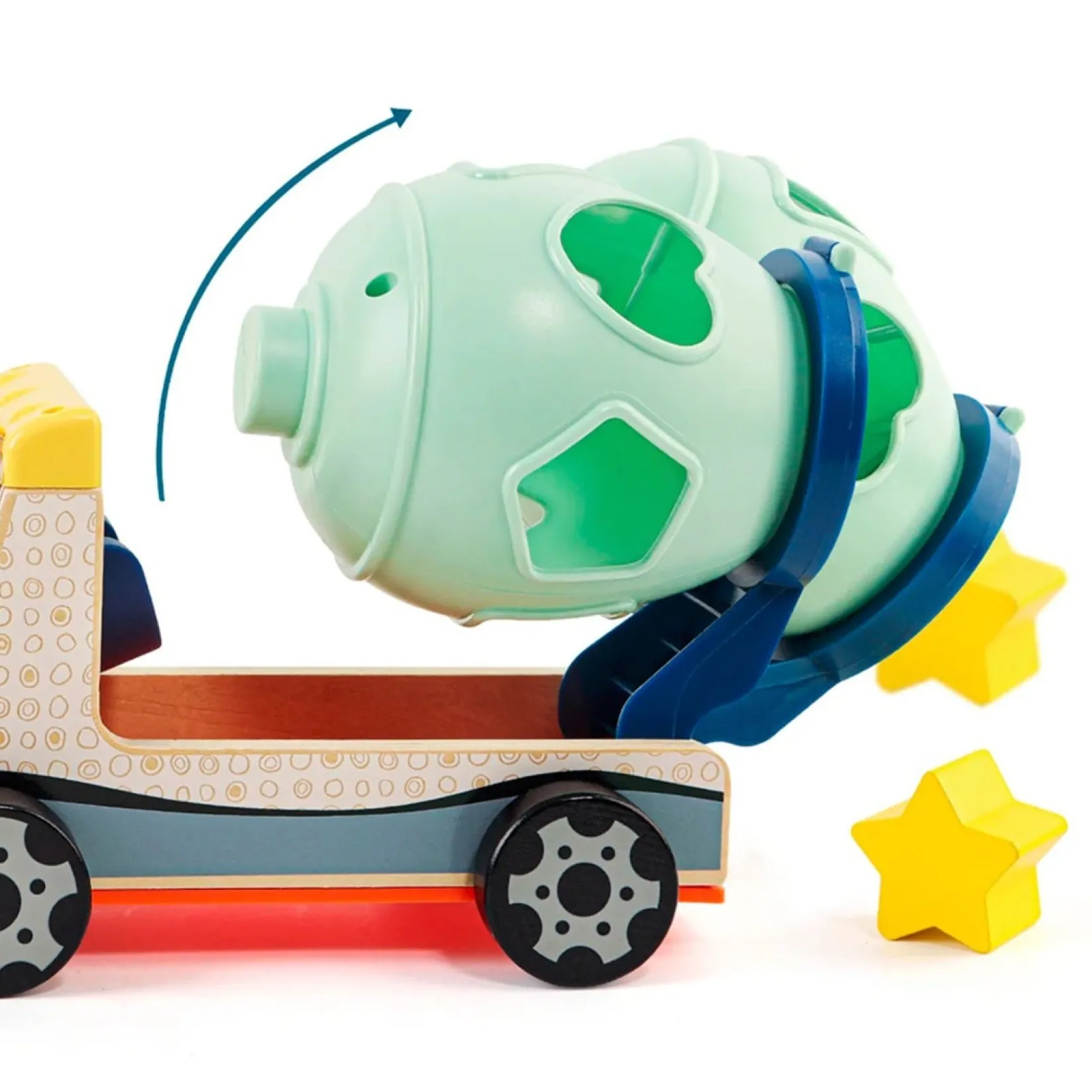 Mixer Truck With Shape Sorter Developmental Toys