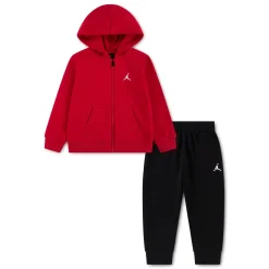 Sportswear|Outfit Sets>Jordan Mj Brooklyn Zip Fleece Set2-4t Black