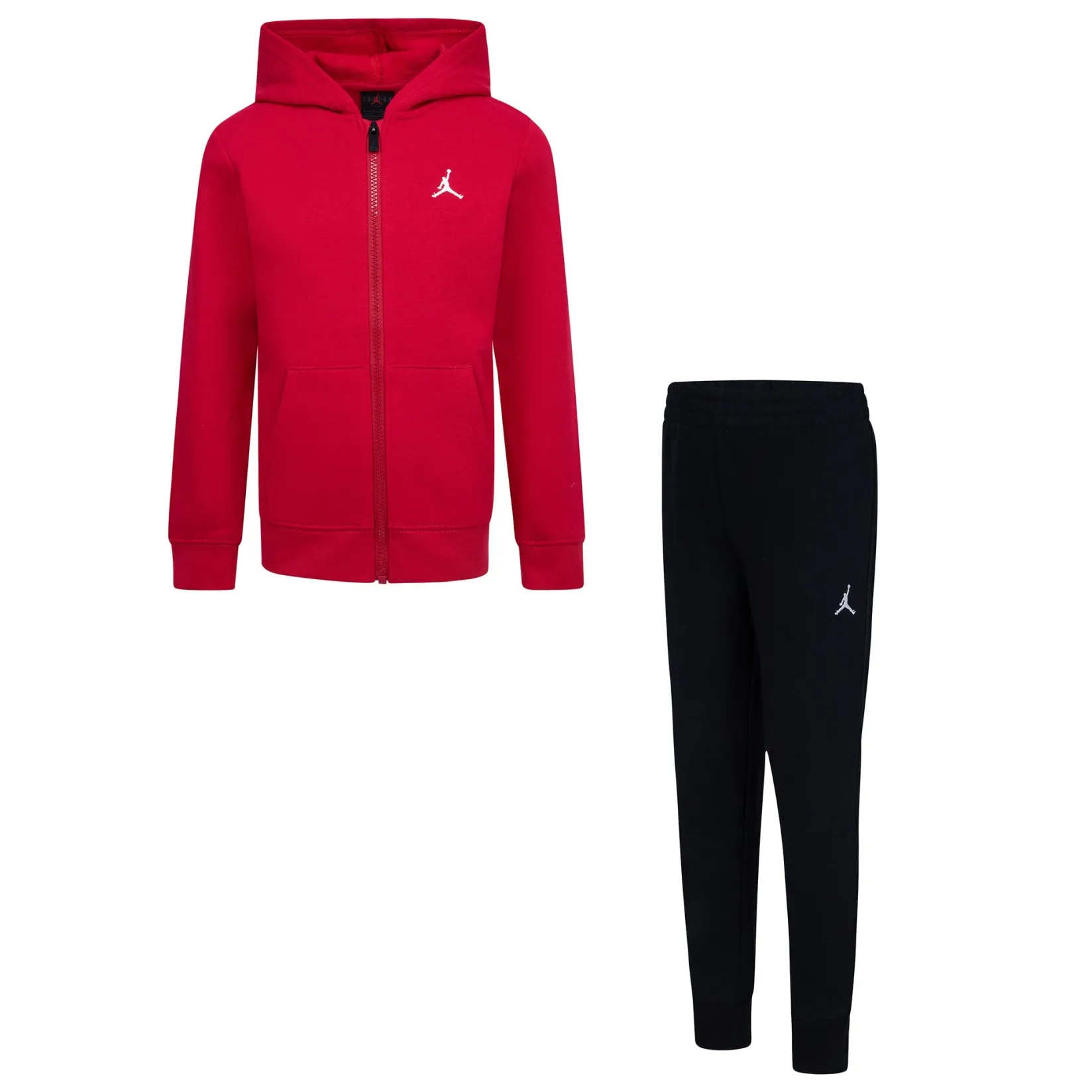 Sportswear|Outfit Sets>Jordan Mj Brooklyn Zip Fleece Set 4-7y Black