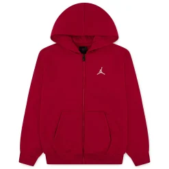 Sportswear|Fleeces And Sweatshirts>Jordan Mj Brooklyn Zip Hoodie 8-18y Red