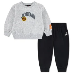 Outfit Sets>Jordan Mj Dynasty Crew Set 12-18m Black