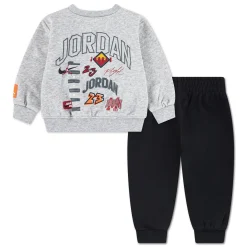 Outfit Sets>Jordan Mj Dynasty Crew Set 12-18m Black