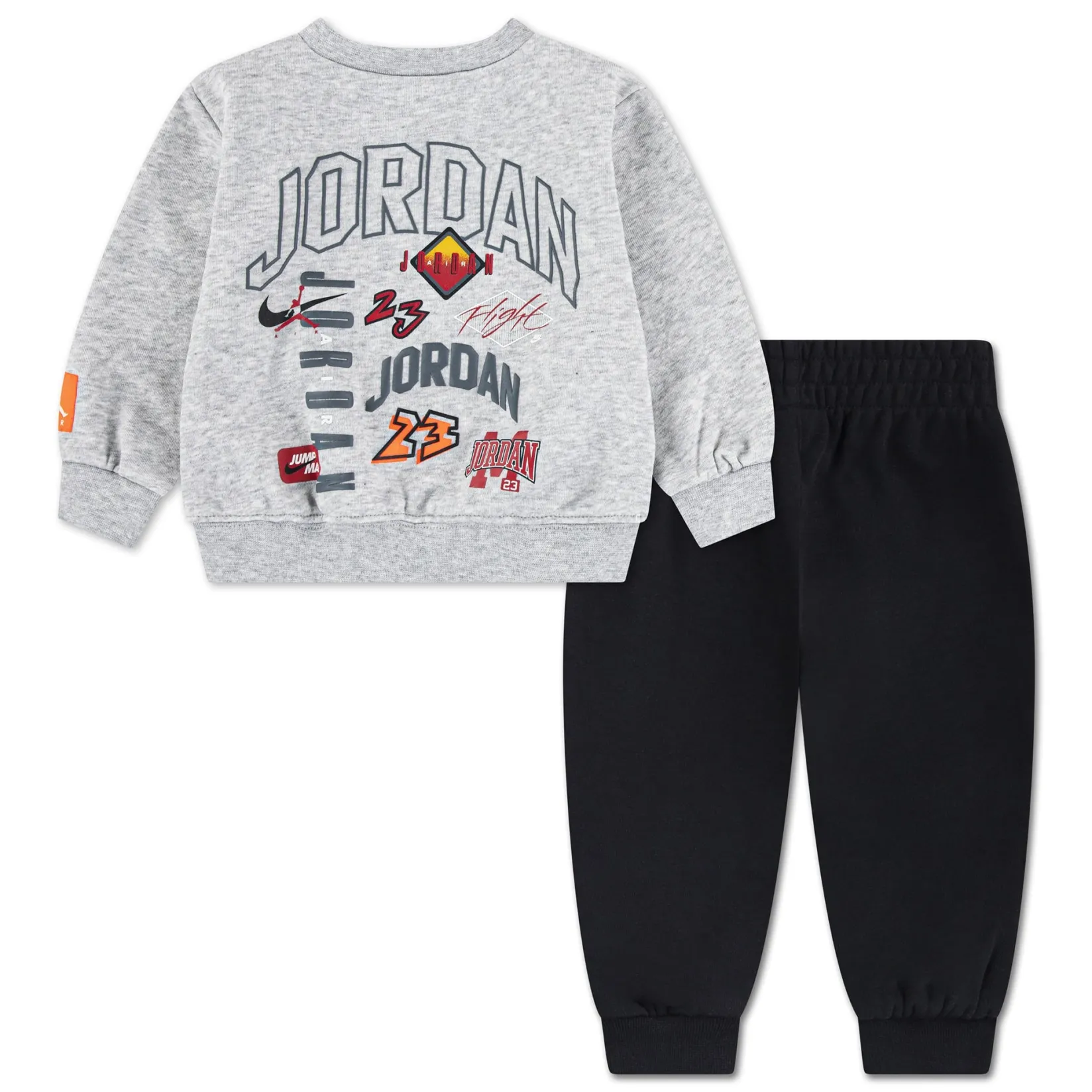 Outfit Sets>Jordan Mj Dynasty Crew Set 12-18m Black