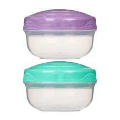 Breastfeeding|Snack Bags & Containers>Sistema 210ml Portionpod™ TO GO™ 2 Pack