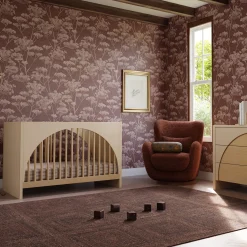 Discount Moab 3-in-1 Convertible Crib - Taupe/Ash Cribs & Mattresses|Cribs & Mattresses